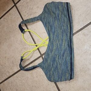lululemon athletica Blue and Yellow Sports Bra